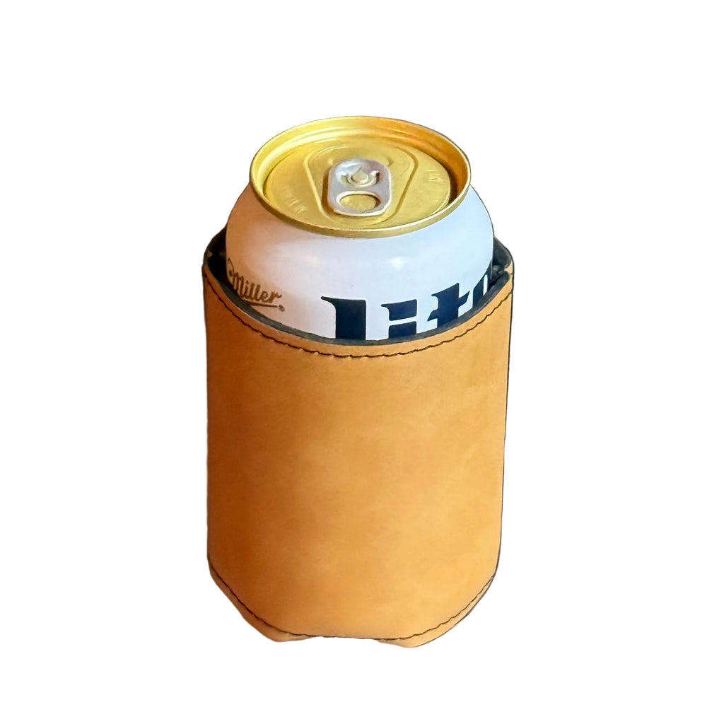 Magnetic Can Cooler | Premium Leatherette Regular Can Duster