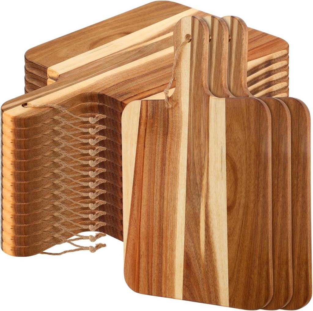 Custom Engraved Acacia Wood Cutting Board | Personalized Kitchen Gift