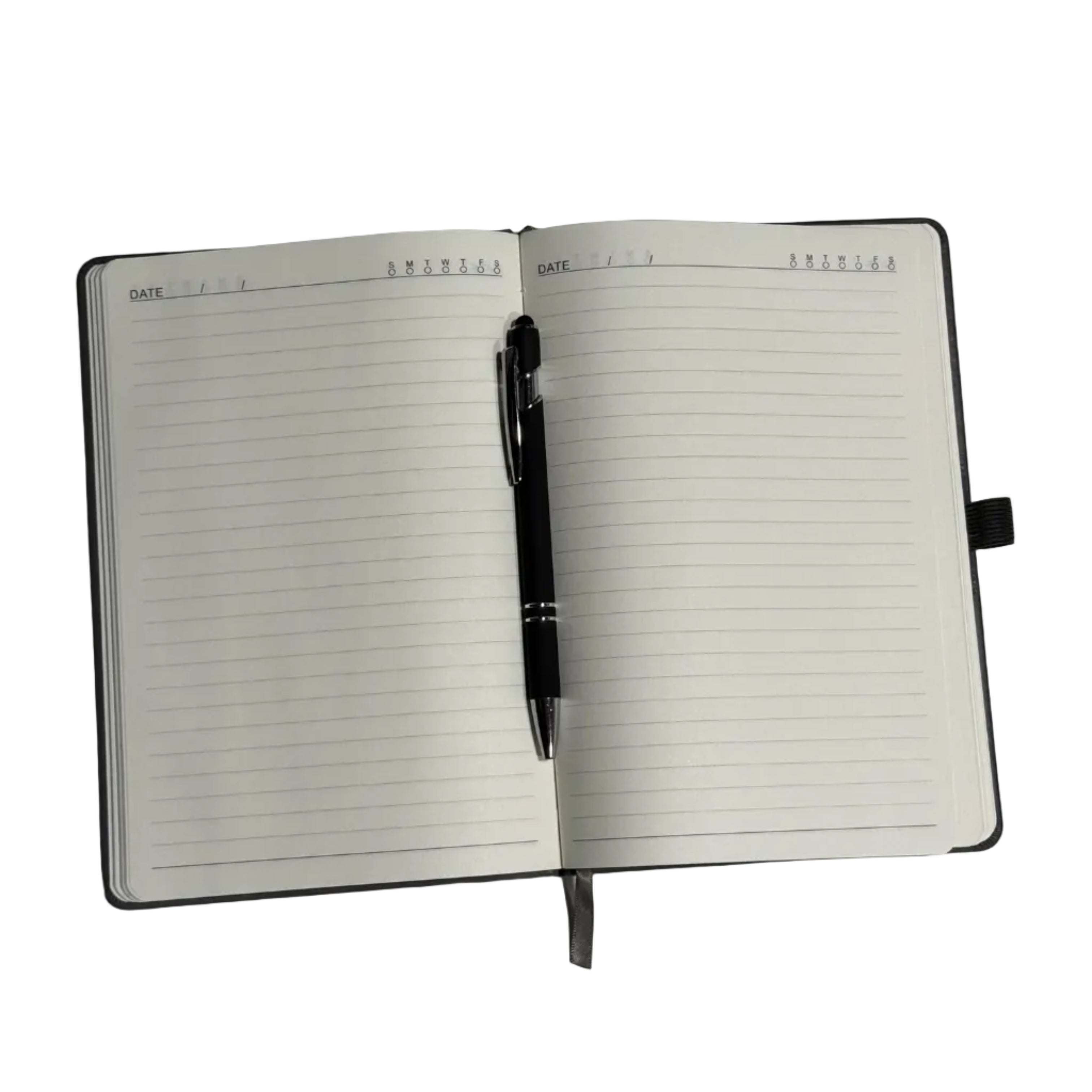 Custom Engraved Leatherette Journal with Pen | Personalized Notebook Gift | Business, Graduation & Everyday Journal