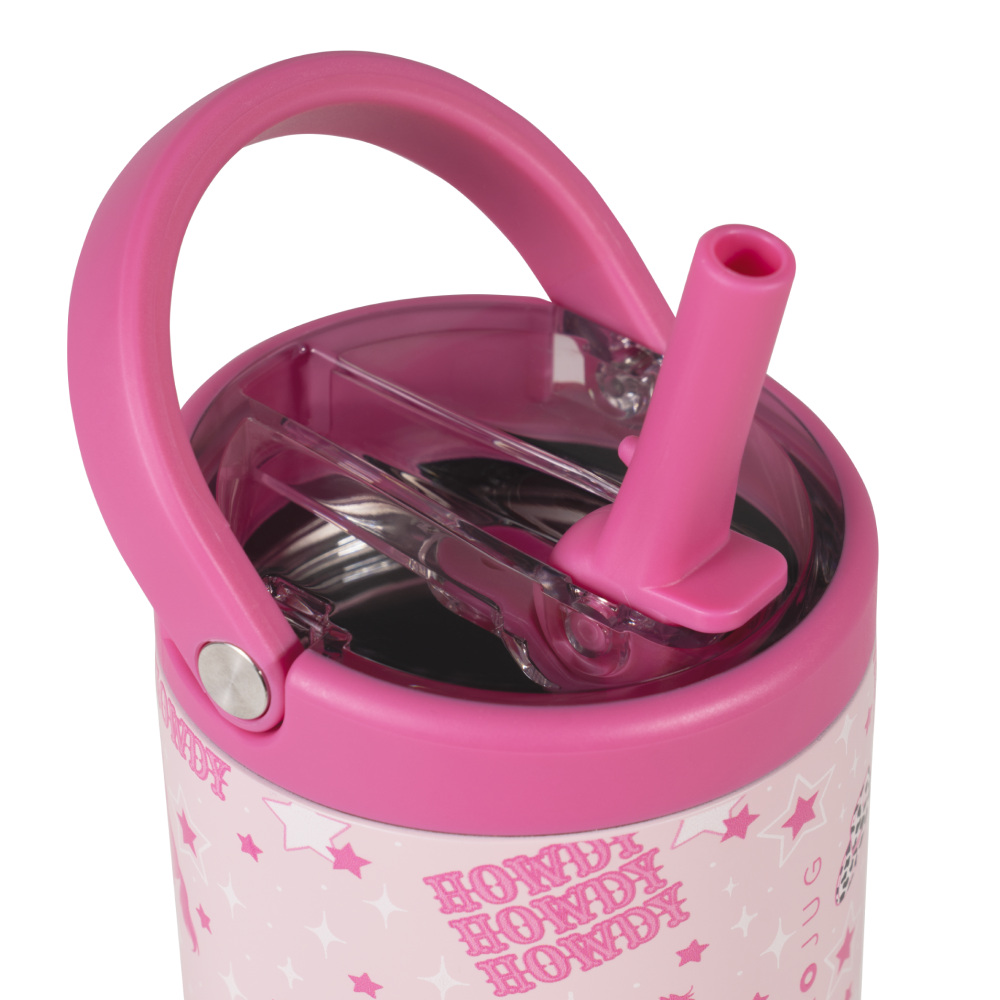 HydroJug Kids Cowgirl Sport Bottle 14oz | Insulated Leak-Proof Water Bottle for Kids