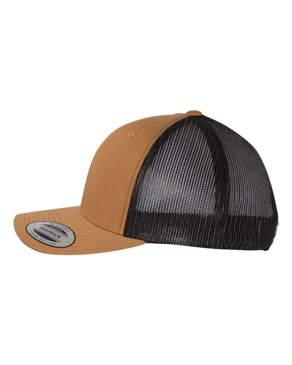 YP Classics Yupoong 6606 Retro Trucker Cap | Snapback Mesh Hat