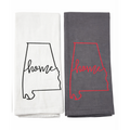 Alabama “Home” Flour Sack Kitchen Towel | State Pride Tea Towel