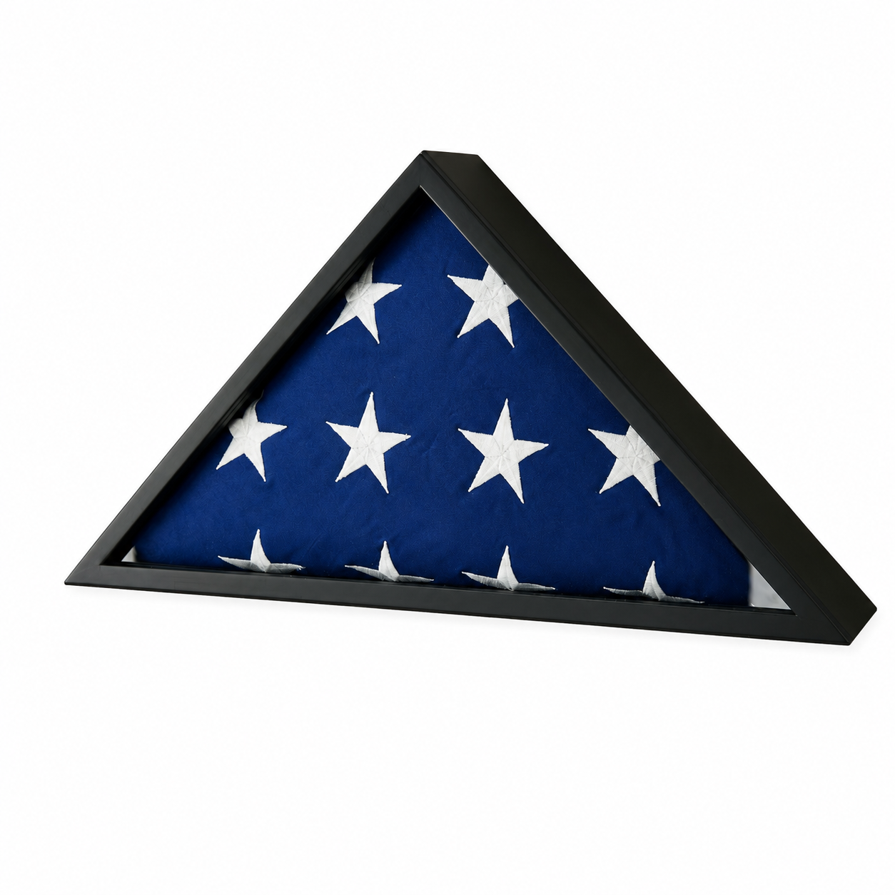 Custom Engraved Military Flag Display Case | Veteran Memorial Flag Case | Personalized Service Tribute Display