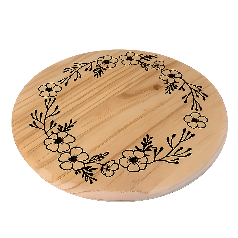 Custom Engraved Candle Tray & 3-Wick Candle Set | Personalized Home Decor Gift