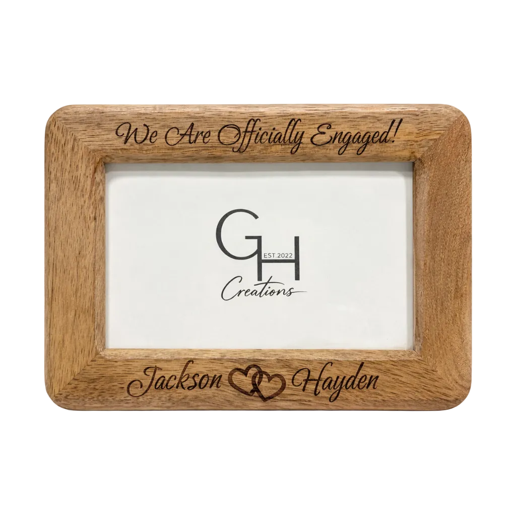 Engraved 5x7 Photo Frame | Personalized Keepsake Picture Frame