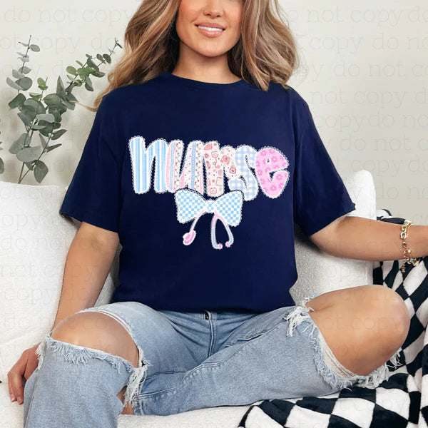 Nurse Coquette Bow T-Shirt