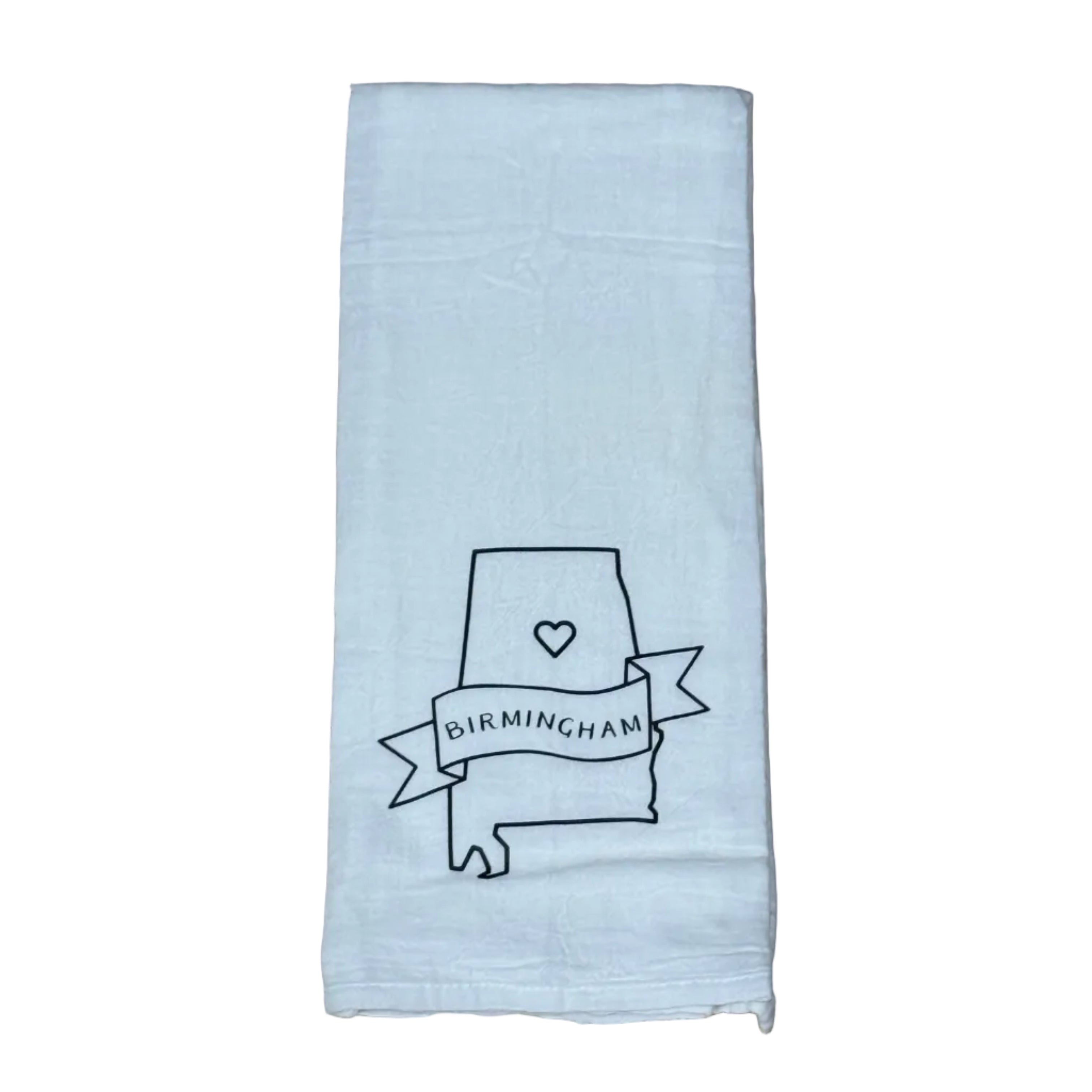 Alabama “Home” Flour Sack Kitchen Towel | State Pride Tea Towel