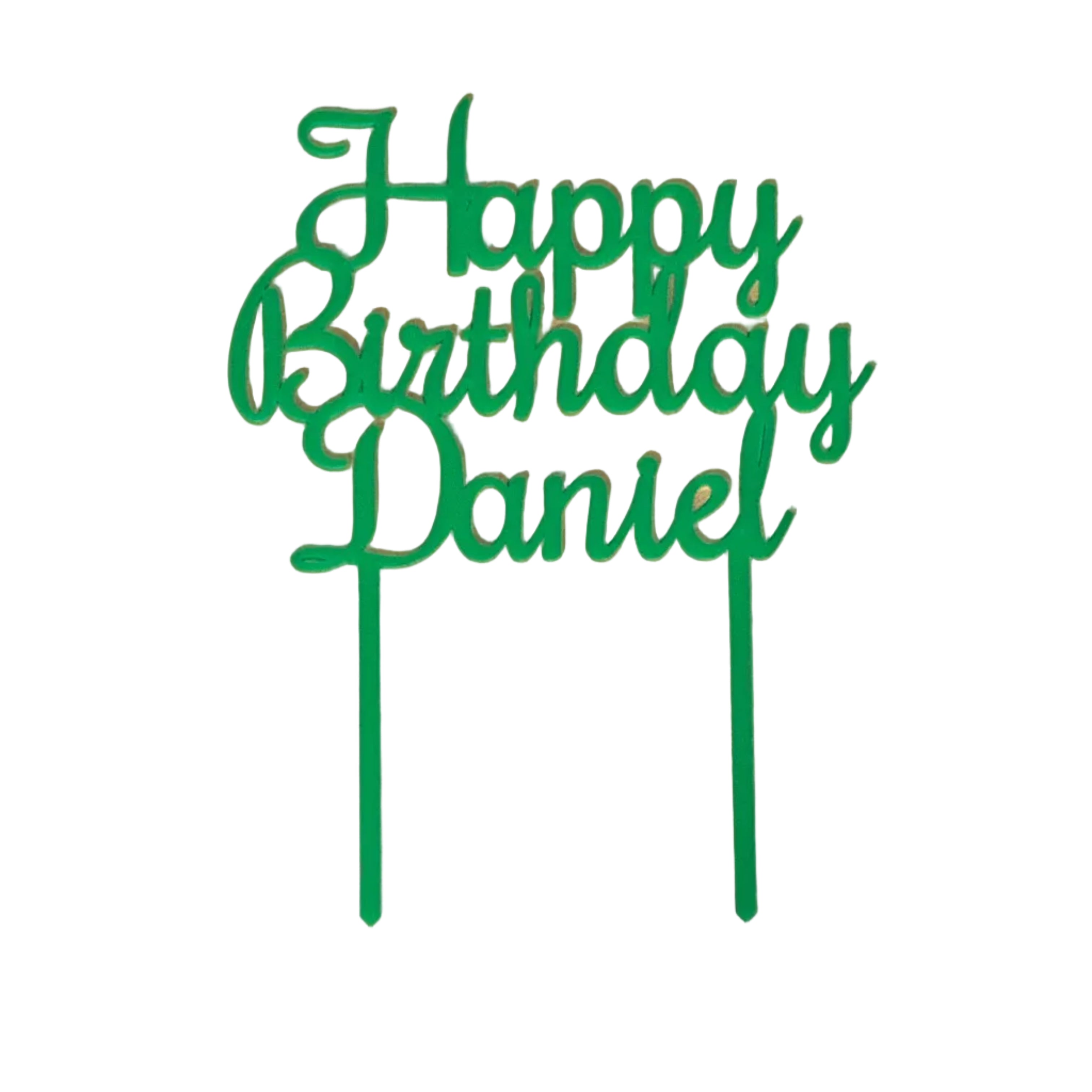 Custom Acrylic Cake Topper | Personalized Name Cake Decoration