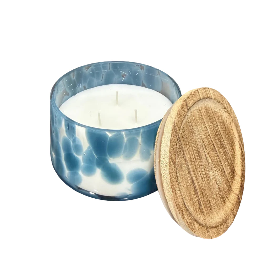 13.5 oz 3-Wick Luxury Scented Candle | Personalized Engraved Wood Lid