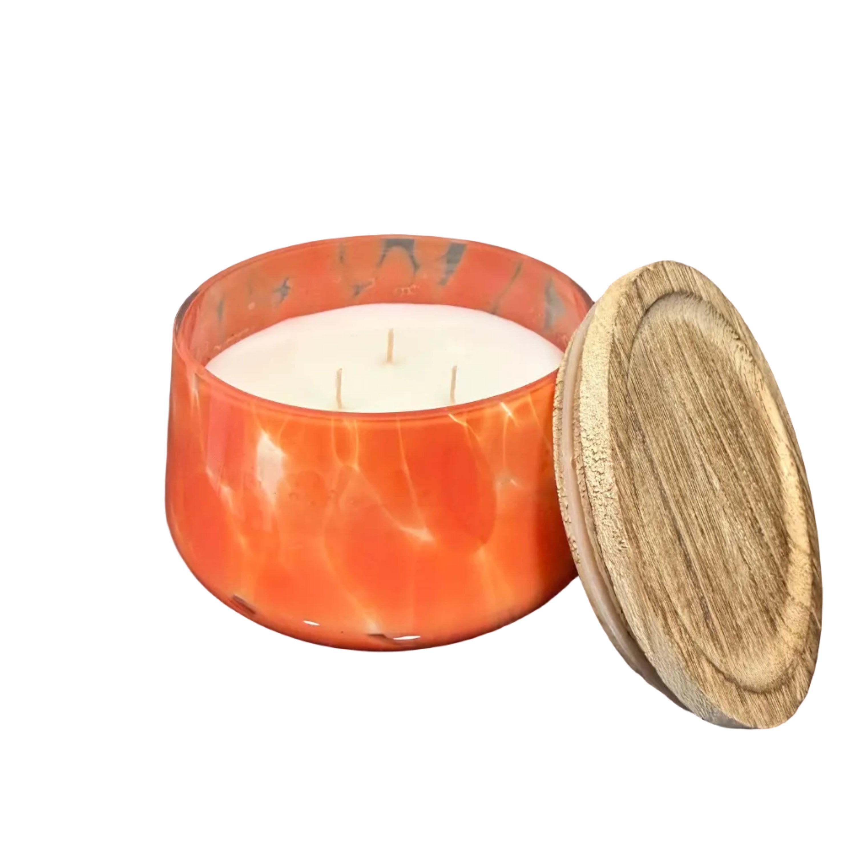 13.5 oz 3-Wick Luxury Scented Candle | Personalized Engraved Wood Lid