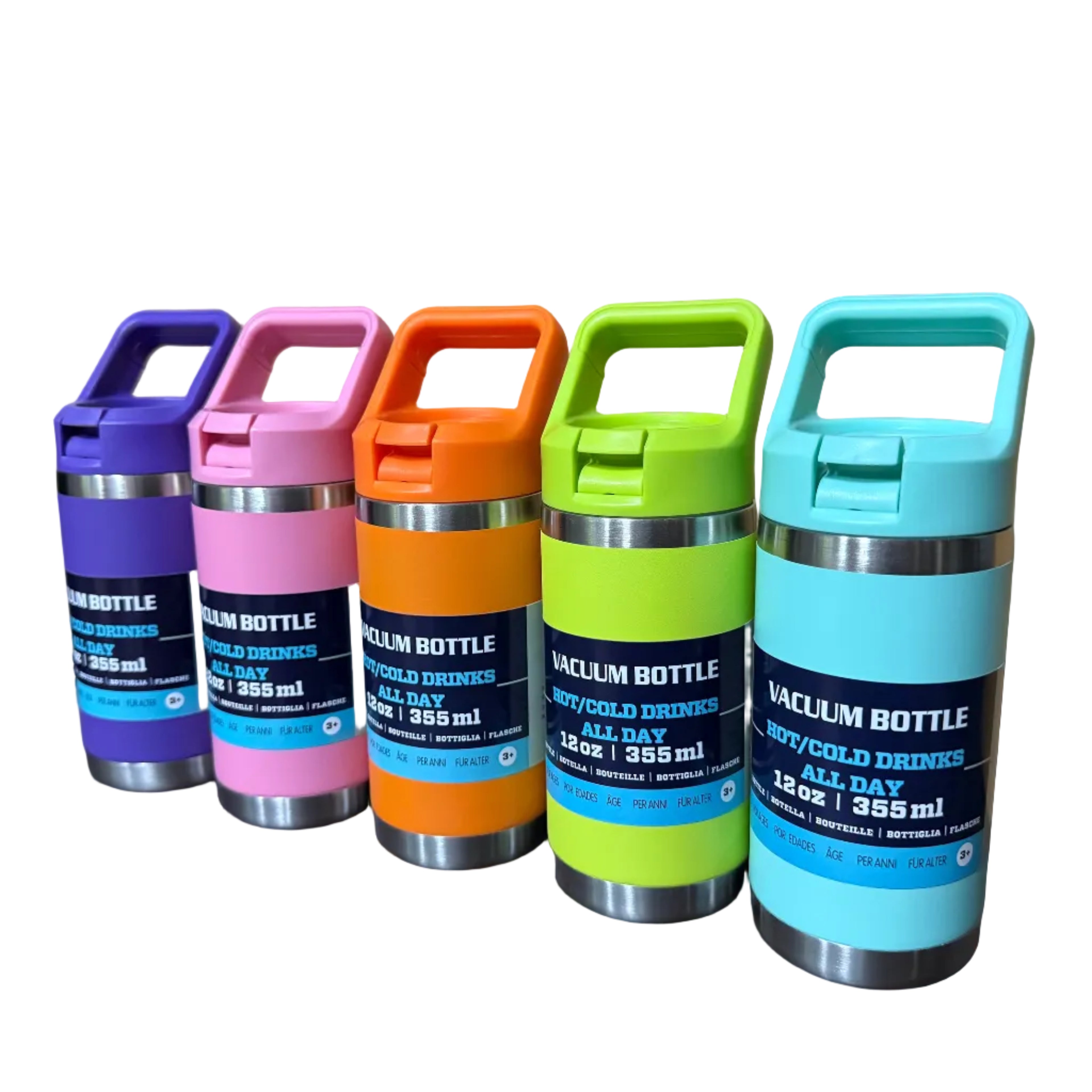 Custom Kids Insulated Tumbler 12oz | Personalized Stainless Steel Name Bottle