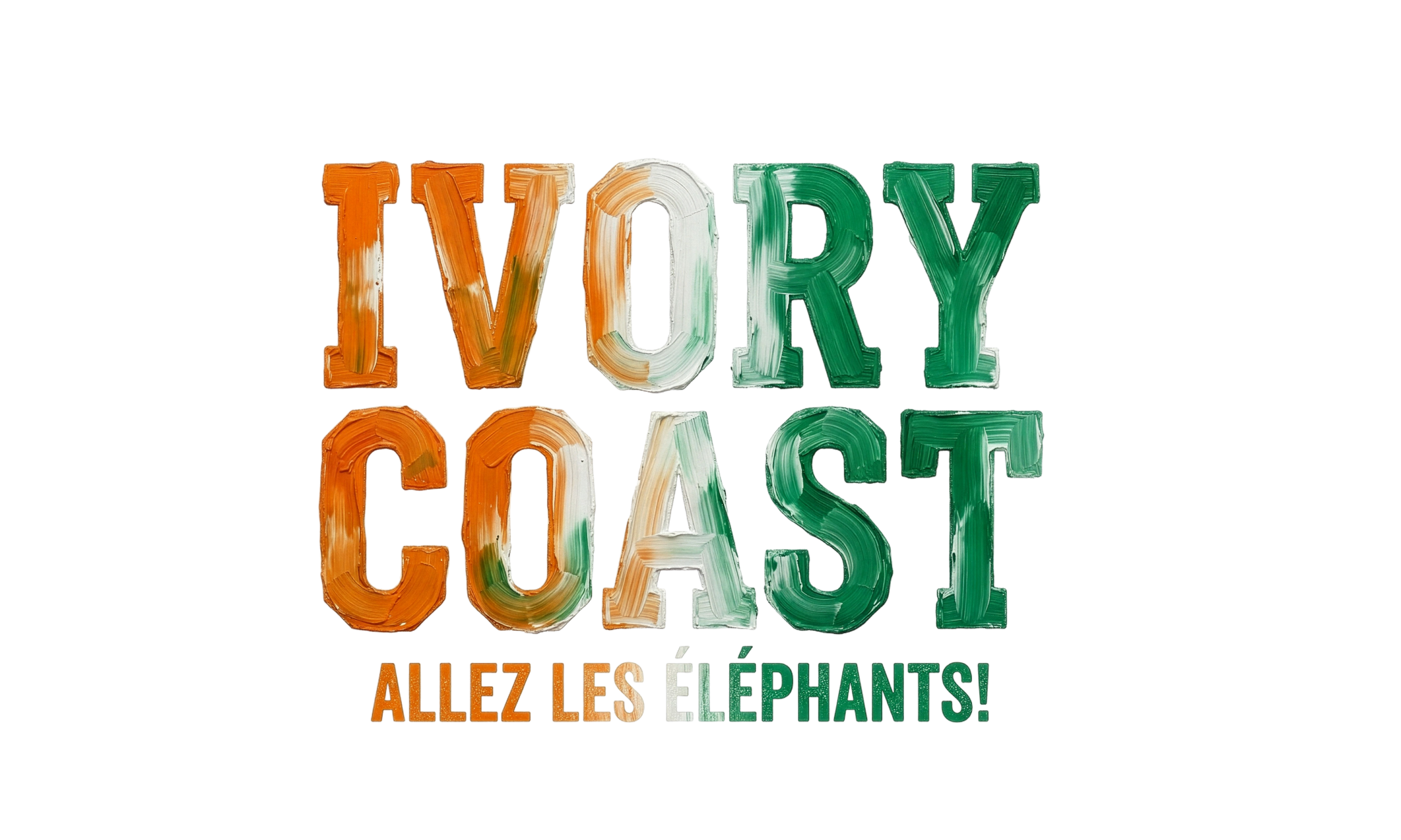 World Cup Brush Stroke T-Shirts | 42 Country Soccer Fan Shirts