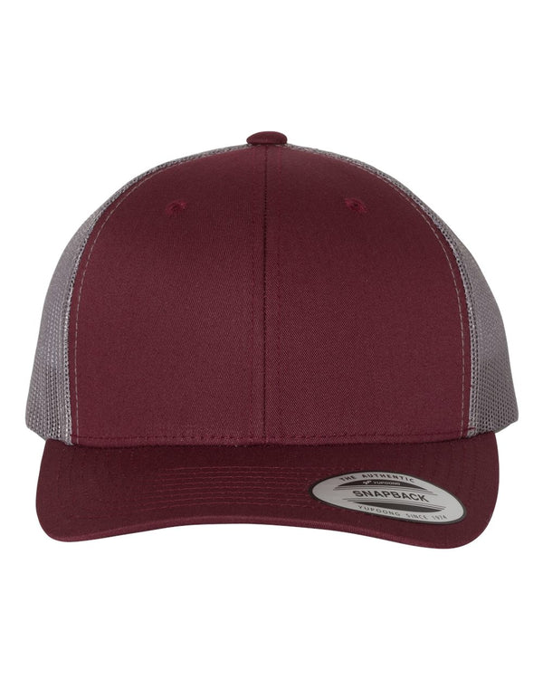 YP Classics Yupoong 6606 Retro Trucker Cap | Snapback Mesh Hat