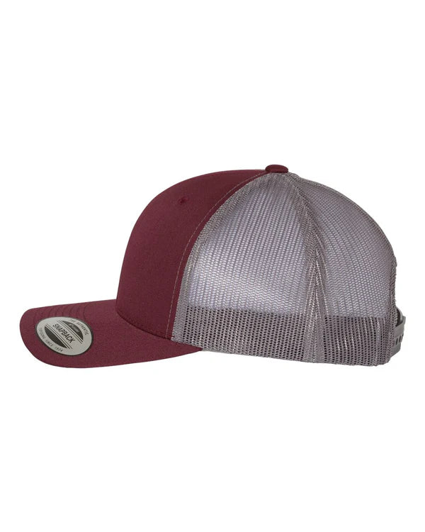 YP Classics Yupoong 6606 Retro Trucker Cap | Snapback Mesh Hat
