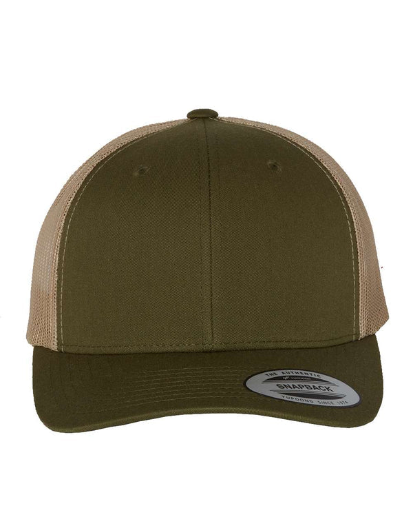 YP Classics Yupoong 6606 Retro Trucker Cap | Snapback Mesh Hat
