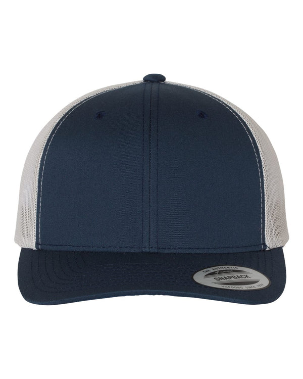 YP Classics Yupoong 6606 Retro Trucker Cap | Snapback Mesh Hat