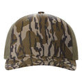 Custom Richardson 112PFP Mossy Oak Bottomland Camo & Loden Hat with Engraved Leather Patch