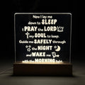 Custom LED Acrylic Night Light | Personalized Engraved Lamp