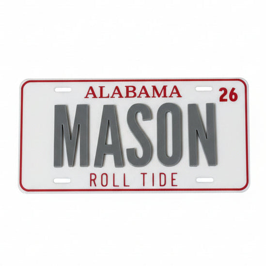Kids Custom Mini License Plate | Personalized Name Plate