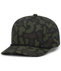 Pacific Headwear P685 Camo 5-Panel Trucker Cap | Duck Camo Snapback Hat Woodland