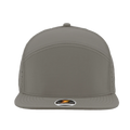 Zapped Headwear Youth Osprey 7 Panel Snapback Hat | Kids Custom Patch Cap Grey