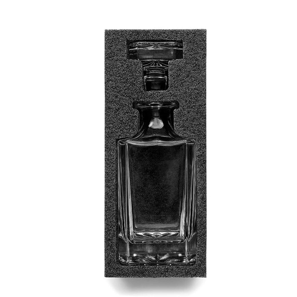 Custom Engraved Whiskey Decanter Gift Set | Personalized Glass Liquor Decanter with Gift Box | Groomsmen, Father’s Day, Wedding & Retirement Gift