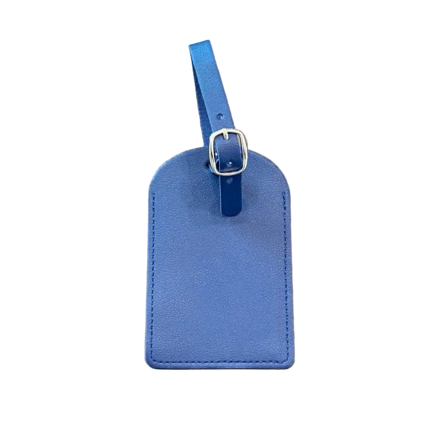 Custom Engraved Leatherette Bag Tags – Personalized Luggage Tags | Multiple Color Options