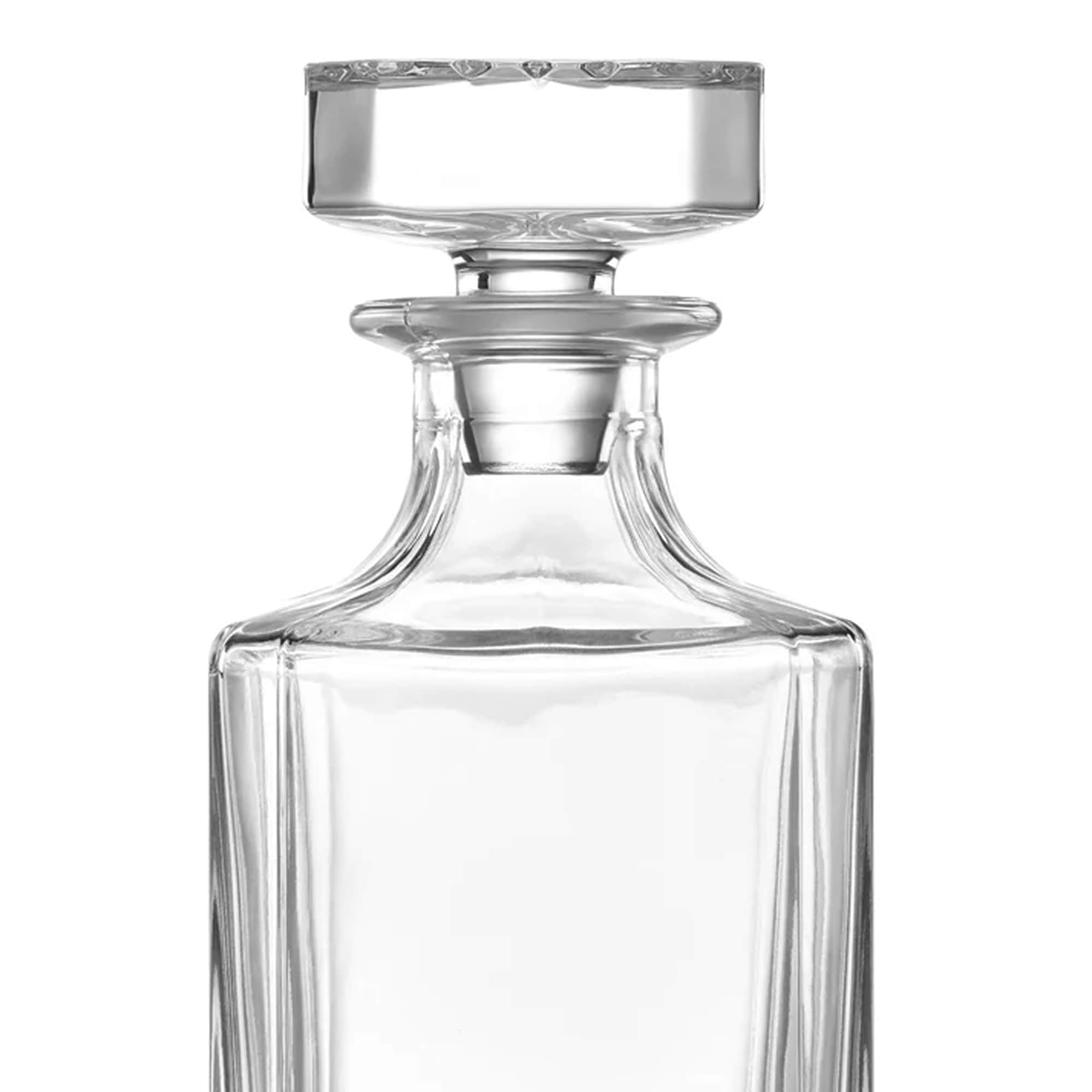 Custom Engraved Whiskey Decanter Gift Set | Personalized Glass Liquor Decanter with Gift Box | Groomsmen, Father’s Day, Wedding & Retirement Gift