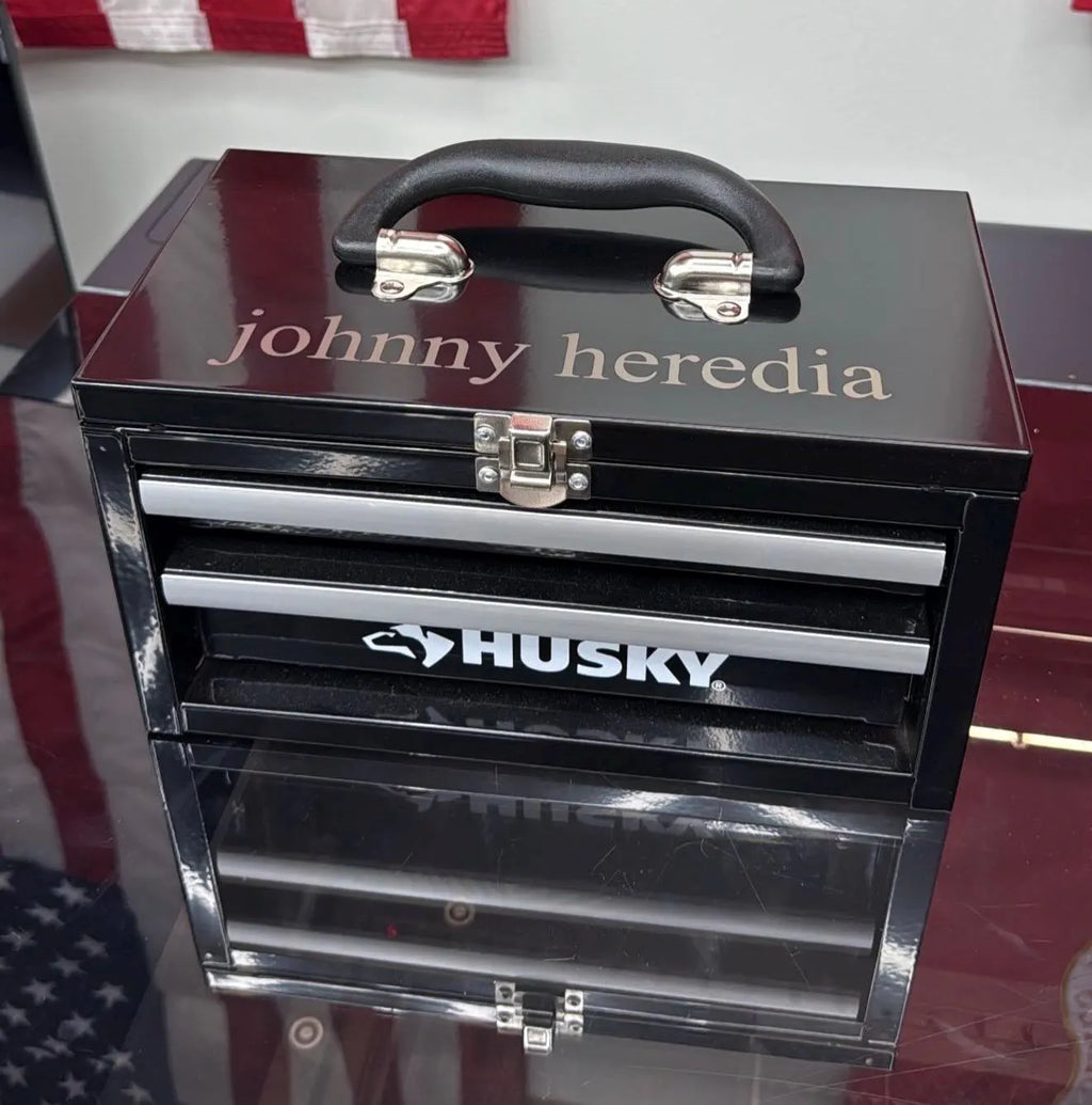 Custom Engraved Husky Mini Tool Box